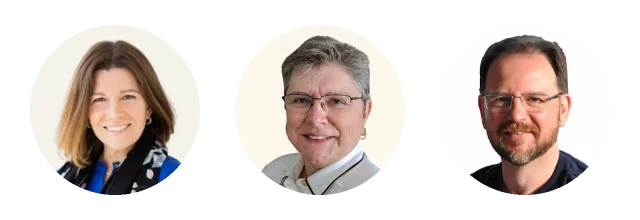 The three Solutions Hypnose hypnotherapists who see clients in English on Montreal's South Shore