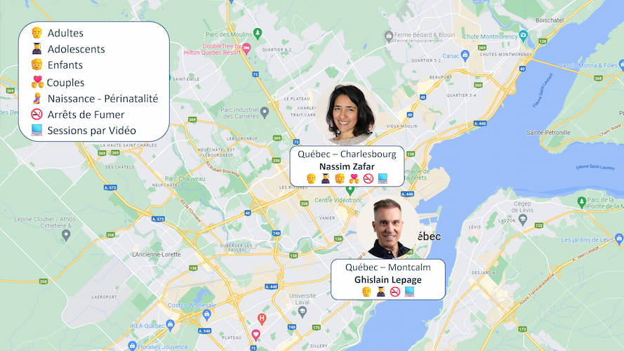 Consultations en Hypnose Ville de Québec - Capitale Nationale